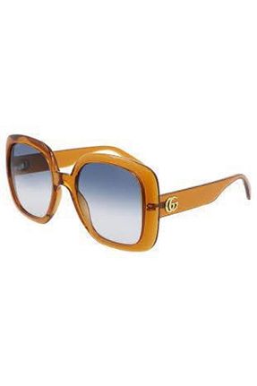 عینک آفتابی طلائی زنانه UV400 Gucci - کد 700885965