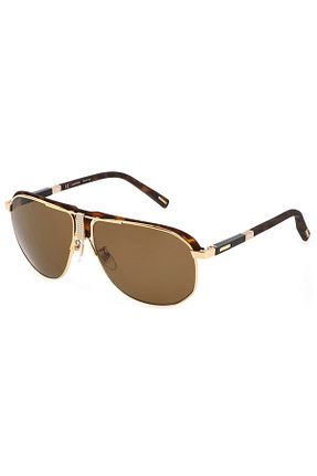 عینک آفتابی طلائی مردانه UV400 Chopard - کد 269437218