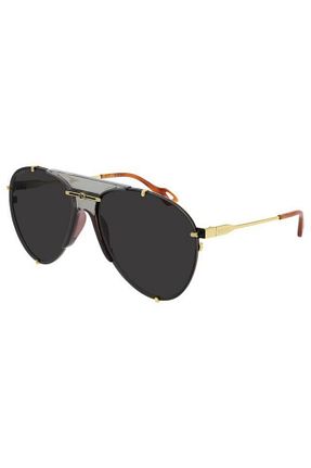 عینک آفتابی سفید مردانه UV400 Gucci - کد 63044557