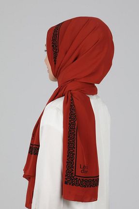 شال نارنجی زنانه Medine İpeği Levidor - کد 127280468
