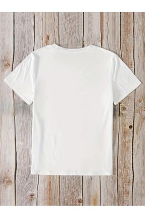 تی شرت سفید مردانه اورسایز یقه گرد پنبه (نخی) تکی پوشاک ورزشی کد 818504785