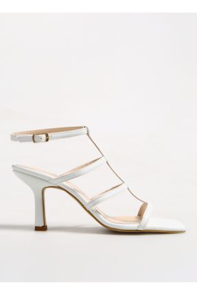 کفش پاشنه بلند کلاسیک سفید زنانه پاشنه نازک پاشنه متوسط ( 5 - 9 cm ) کد 818315916