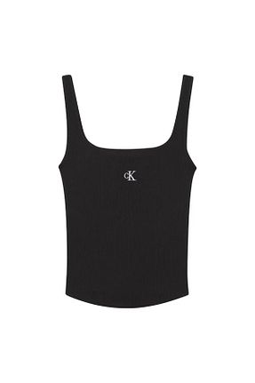 بادی مشکی زنانه یقه مربعی Calvin Klein - کد 818397251