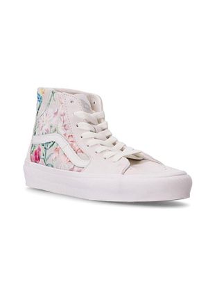 کفش اسنیکر سفید زنانه بند دار Vans - کد 818390560