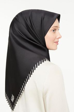 روسری مشکی ساده Levidor - کد 733176024