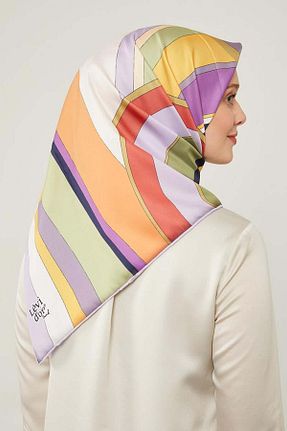 روسری بنفش 100 x 100 Levidor - کد 818435701