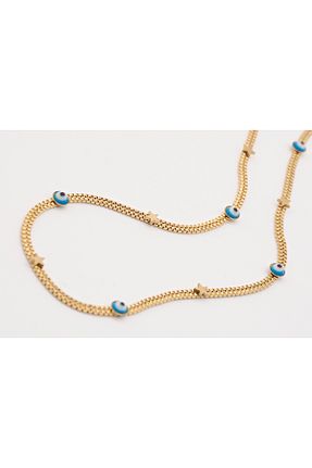 گردنبند استیل ( فولاد ) طلائی زنانه استیل (فولاد) eternalpassion - کد 808742094