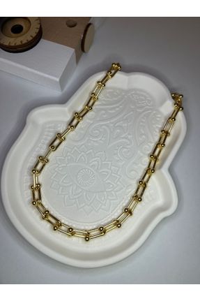 گردنبند جواهر طلائی زنانه کد 818431930