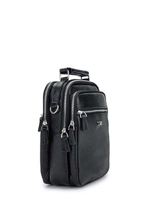 کیف دستی مشکی مردانه سایز متوسط Tamer Tanca - کد 818465311