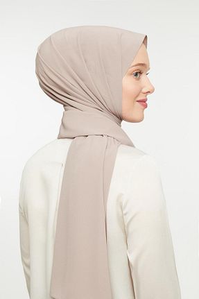 شال قهوه ای زنانه Medine İpeği Levidor - کد 733167179