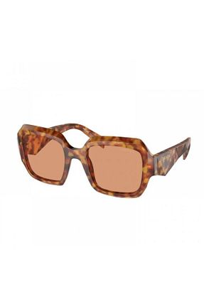 عینک آفتابی بژ زنانه Prada - کد 782386325