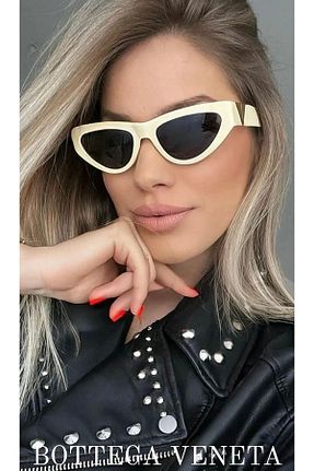 عینک آفتابی طوسی زنانه UV400 Bottega Veneta - کد 687958121
