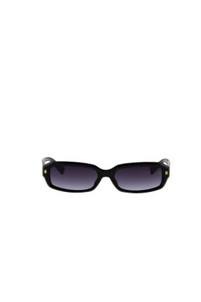 عینک آفتابی مشکی زنانه 55 UV400 آستات مات بیضی کد 809614640