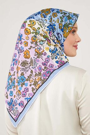 روسری آبی 90 x 90 Levidor - کد 818498252
