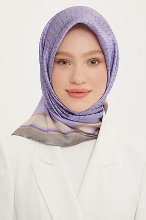 روسری بنفش İpek Tivil Armine - کد 283627106