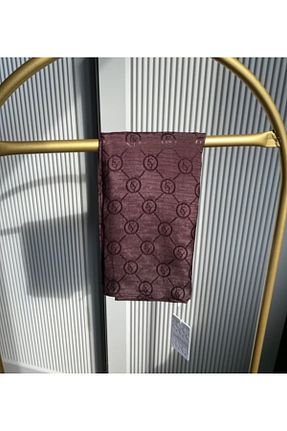 روسری قهوه ای پنبه پلی استر FRESCO SCARFS - کد 818538271