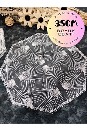 سرویس آمریکائی بژ گرد Çt Çeyizci Tekstil - کد 818613539