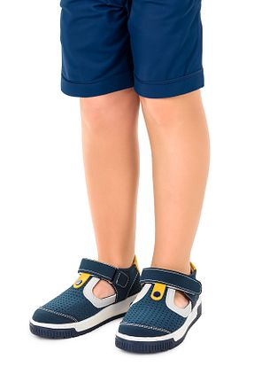 صندل آبی بچه گانه پاشنه تخت Kiko Kids - کد 818701321
