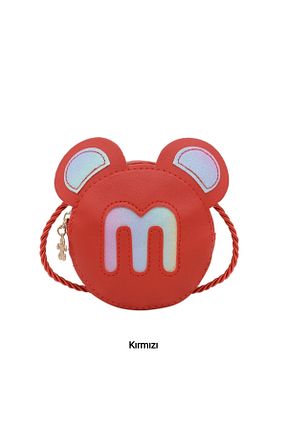 کیف پستچی قرمز بچه گانه چرم مصنوعی Zehra Aksesuar - کد 818763857