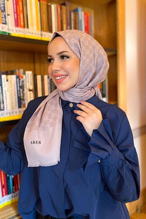 شال بنفش زنانه پلی استر Aker - کد 778137718
