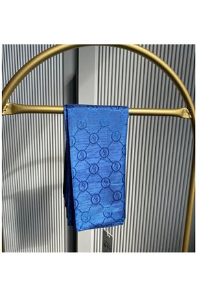 روسری سرمه ای پنبه پلی استر FRESCO SCARFS - کد 818532124