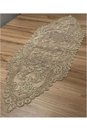 رومیزی بژ پلی استر Neweste - کد 768708832