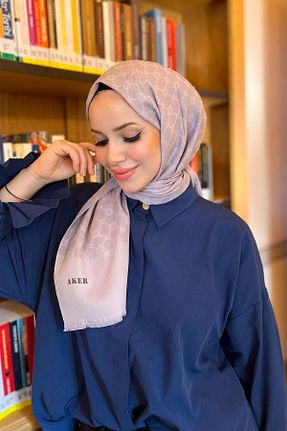 شال بنفش زنانه پلی استر Aker - کد 778137718
