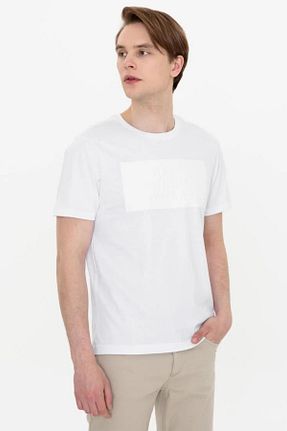 تیشرت سفید مردانه رگولار U.S. Polo Assn. - کد 818697320