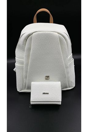 کوله پشتی سفید زنانه سایز متوسط Just Polo - کد 818925550