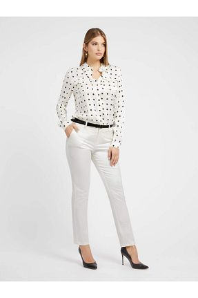 شلوار بژ زنانه پارچه Guess - کد 818849503