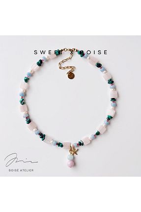 گردنبند مروارید قهوه ای Boise Atelier - کد 818849670