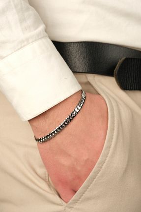 دستبند استیل (فولاد) رنگی مردانه استیل (فولاد) Richard Jewell - کد 818999138