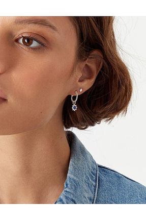 گوشواره جواهر آبی منجق Accessorize - کد 348379216