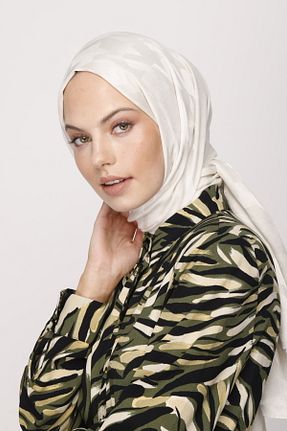 شال سفید زنانه پلی استر VALORSCARF - کد 819027190