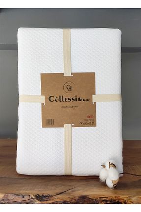 پیکه و ست پیکه تکنفره سفید پنبه ای CollessiaHome - کد 819076231