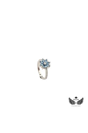 انگشتر نقره سفید زنانه زیرکن ÖZDE - کد 819065718