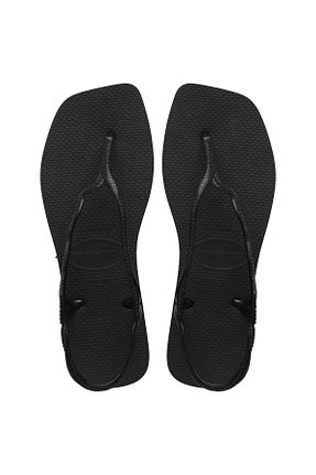 دمپائی مشکی زنانه پاشنه تخت Havaianas - کد 819217946
