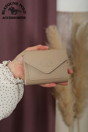 کیف پول بژ زنانه چرم مصنوعی Blatoune Polo - کد 819324660