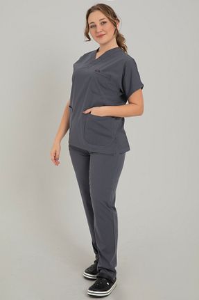 لباس ایمنی کار طوسی yeni medikal - کد 819335198