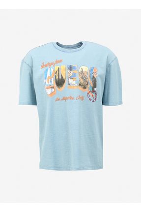 تیشرت آبی مردانه رگولار Guess - کد 819356521