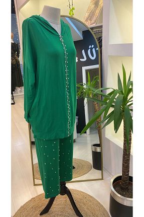 کت حجاب قهوه ای زنانه کارگو Invee - کد 802286345
