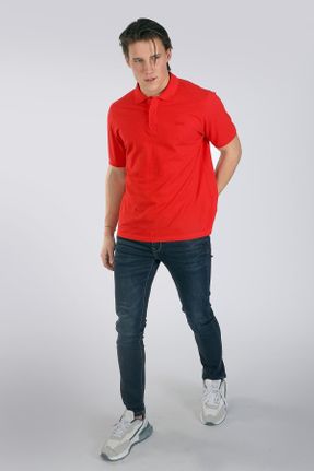 تی شرت قرمز مردانه رگولار کد 817827625
