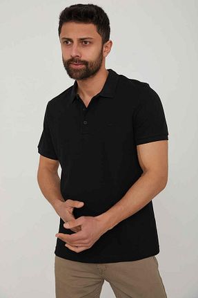 تیشرت مشکی مردانه رگولار Cazador - کد 674439962