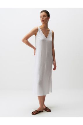 لباس سفید زنانه بافتنی کد 819431770