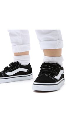 کفش اسنیکر مشکی بچه گانه بند دار Vans - کد 819448258