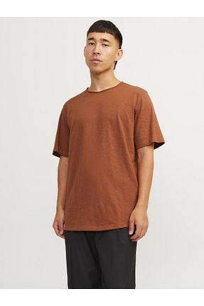 تیشرت قهوه ای مردانه رگولار Jack & Jones - کد 790710953