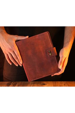 کیف پورتفوی و کلاچ زرشکی زنانه چرم خالص Cozy Leather - کد 746372017