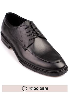 کفش کلاسیک مشکی مردانه چرم خالص maximoda - کد 819123483