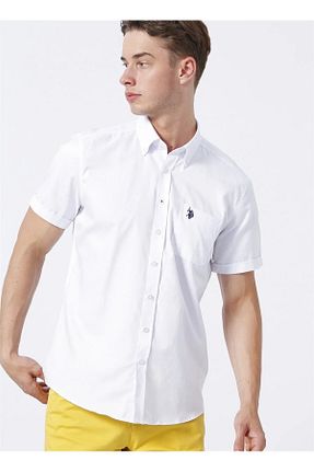 پیراهن سفید مردانه رگولار U.S. Polo Assn. - کد 819131575