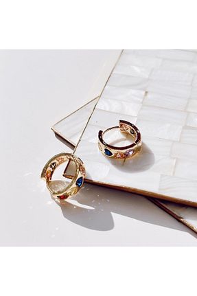 گوشواره استیل (فولاد) طلائی زنانه استیل (فولاد) Vesce Atelier - کد 819218396